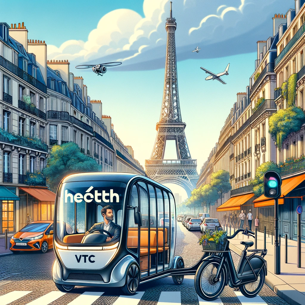 Heetch Lance un Service Innovant de VTC à Vélo à Paris